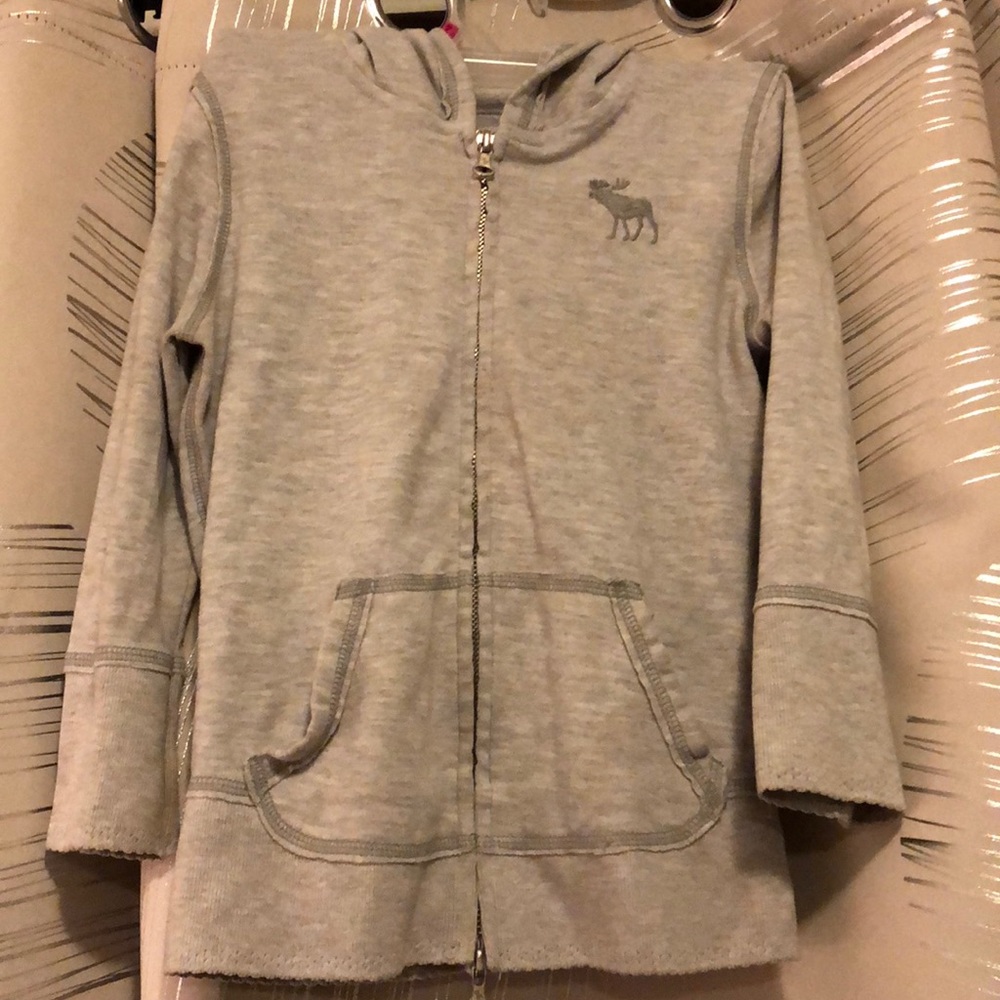 Abercrombie Kids 1/2 Sleeve Zip Up-XL